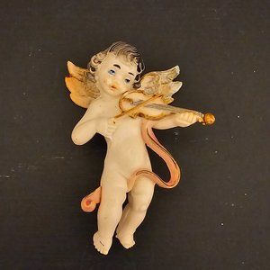 Vintage Depose Italy Plastic Angel Christmas Ornament